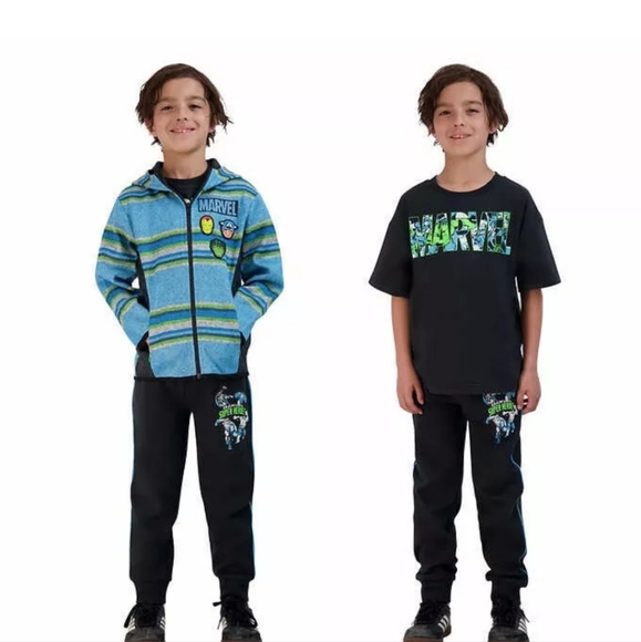 Character Kids Boys 3-piece Sweater Fleece Set MARVEL nwt - Picture 5 of 6